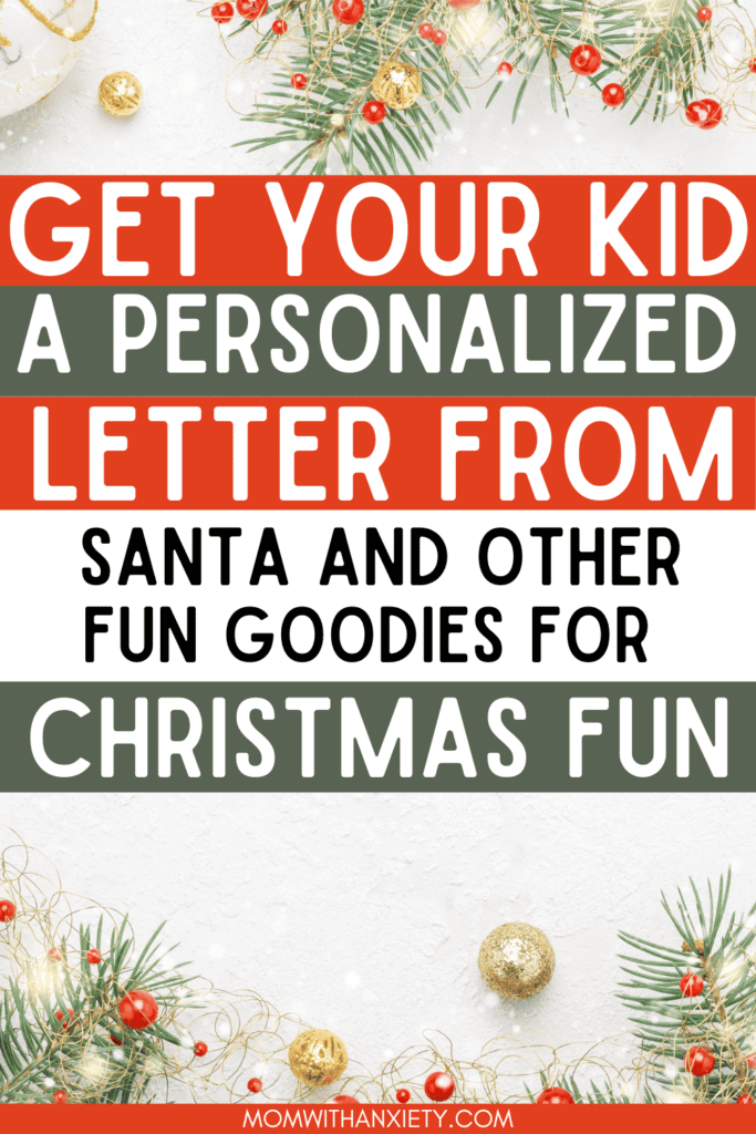 Personalized letter from Santa pin image