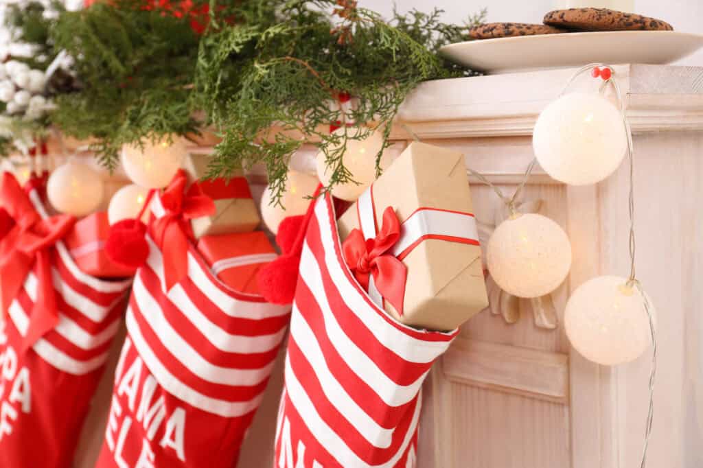 gifts in stockings