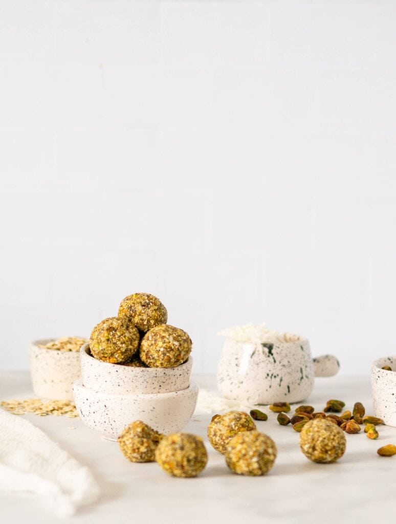 Pistachio Protein Balls