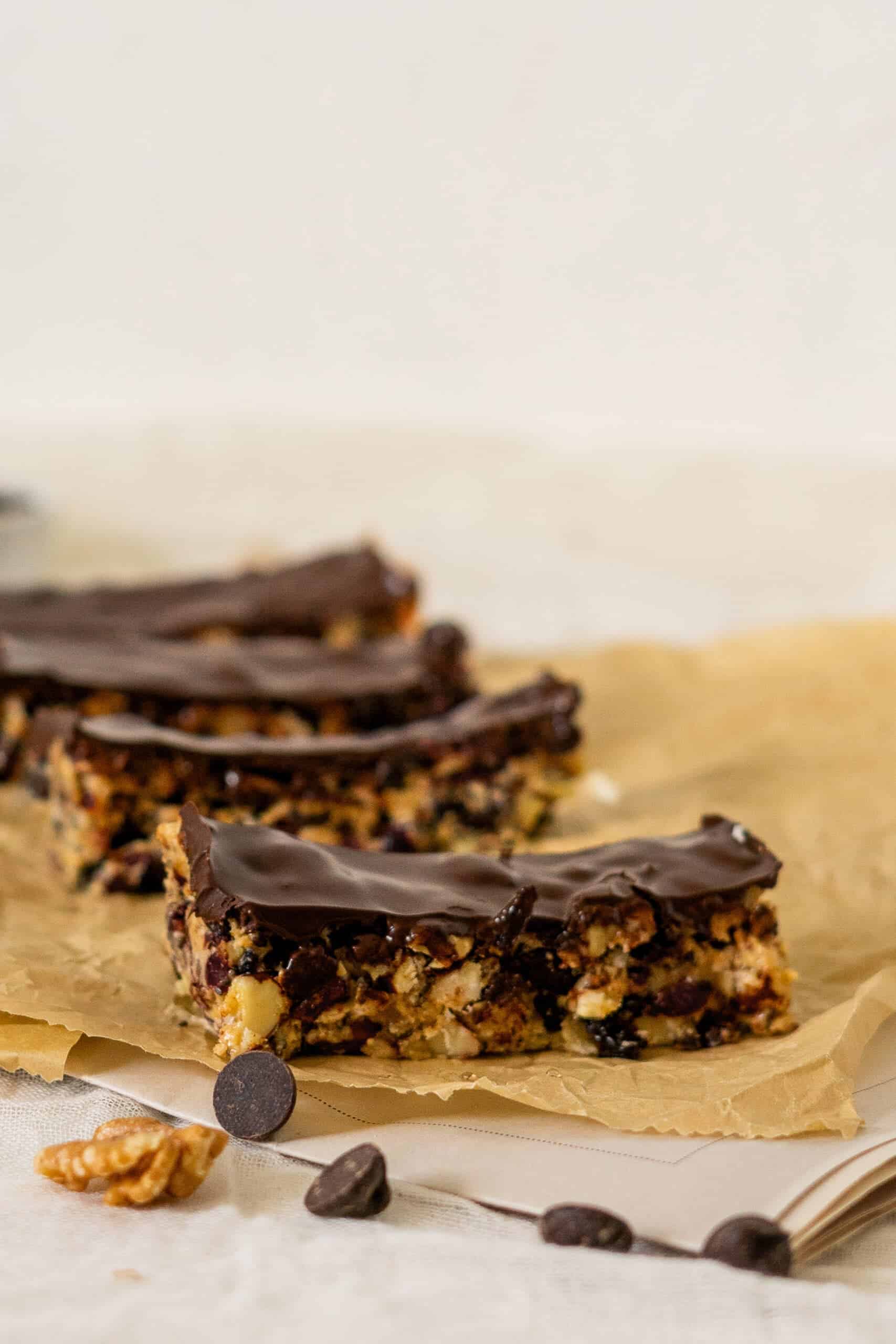 Homemade High-Protein “Kind-Style” Energy Bars