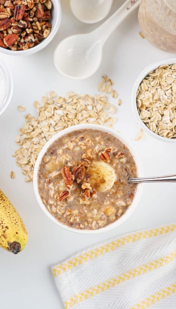 Banana Nut Bread Overnight Oats