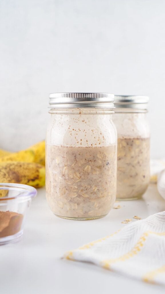 Banana Nut Bread Overnight Oats