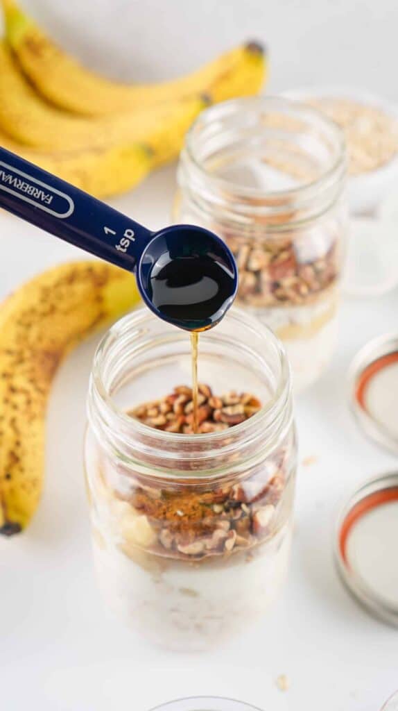 Banana Nut Bread Overnight Oats
