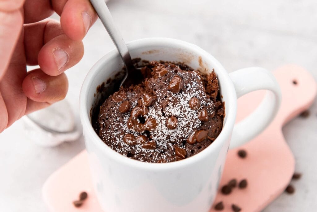 baked vegan brownie